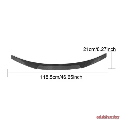 VR Aero Carbon Fiber Rear Trunk Spoiler V4 BMW 3 Series E92 | M3 | M-Tech - VR-E92M3MT-618