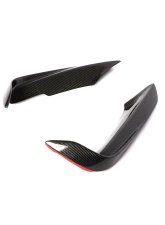 VR Aero Carbon Fiber Front Canards BMW 3 Series F30 F35 M-Tech                                     - VR-F30F35MT-600 - Image 2