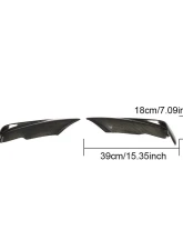 VR Aero Carbon Fiber Front Canards BMW 3 Series F30 F35 M-Tech                                     - VR-F30F35MT-600 - Image 9
