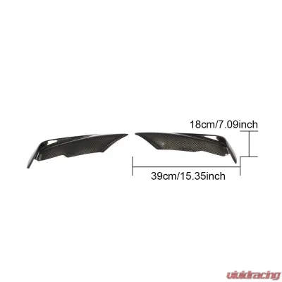 VR Aero Carbon Fiber Front Canards BMW 3 Series F30 F35 M-Tech - VR-F30F35MT-600