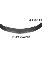 VR Aero Carbon Fiber Rear Trunk Spoiler V2 Mercedes E63 AMG W213 2016-2019                                     - VR-E63-612 - Image 8