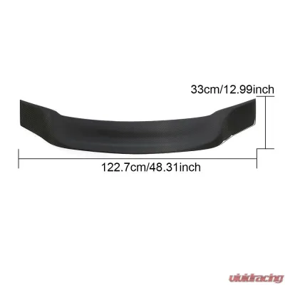 VR Aero Carbon Fiber Trunk Spoiler V1 Mercedes W207 C207 Coupe 2009-2016 - VR-W207-611