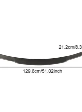 VR Aero Carbon Fiber Rear Trunk Spoiler Mercedes S400 | S65 AMG W222 2014 -2020                                     - VR-W222-611 - Image 9