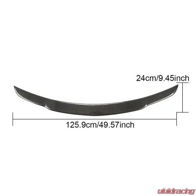 VR Aero Carbon Fiber Rear Trunk Spoiler Mercedes C55 | C63 AMG W204 2007-2014 - VR-C55C63AMG-611