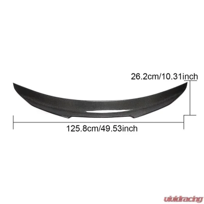 VR Aero Carbon Fiber Rear Trunk Spoiler Mercedes C180 | C200 | C250 | C350 W204 2007-2014 - VR-W204-611