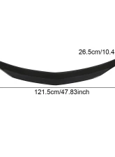 VR Aero Carbon Fiber Trunk Spoiler V2 Mercedes W207 C207 Coupe 2009-2016                                     - VR-W207-612 - Image 7