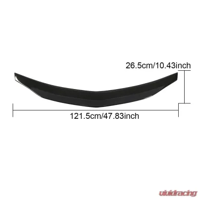 VR Aero Carbon Fiber Trunk Spoiler V2 Mercedes W207 C207 Coupe 2009-2016 - VR-W207-612