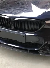 VR Aero Carbon Fiber Front Lip Spoiler BMW 5 Series G30 M Sport Sedan  2017-2020                                     - VR-G30MSPORT-600 - Image 6