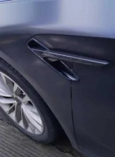 VR Aero Carbon Fiber Side Fender Trim Cover BMW 5 Series F90 M5 Sedan 2018-2020                                     - VR-F90-630 - Image 4