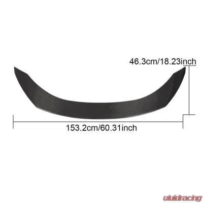 VR Aero Carbon Fiber Rear Trunk Spoiler BMW Z4 M40i Convertible 2019-2020 - VR-Z4-611