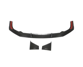 VR Aero Carbon Fiber Front Lip Spoiler Audi RS7 Sportback 2020-2023