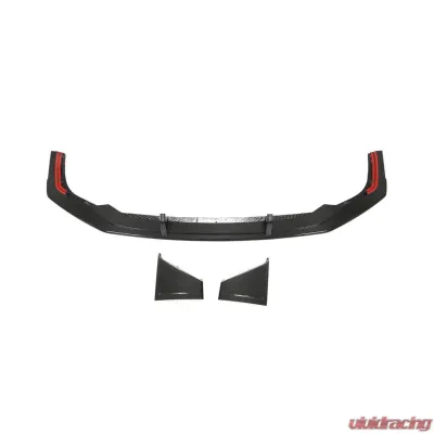 VR Aero Carbon Fiber Front Lip Spoiler Audi RS7 Sportback 2020-2023 - VR-RS7-601