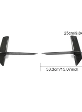 VR Aero Carbon Fiber Front Lip Spoiler Audi RS7 Sportback 2020-2023                                     - VR-RS7-650 - Image 6