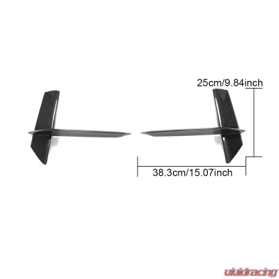 VR Aero Carbon Fiber Front Lip Spoiler Audi RS7 Sportback 2020-2023 - VR-RS7-650