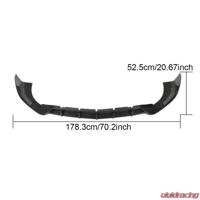 VR Aero Carbon Fiber Front Lip Spoiler Mercedes Mercedes GLA200 GLA250 GLA35 AMG H247 2020 - VR-H247-600