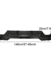 VR Aero Carbon Fiber Front Lip Spoiler BMW 4 Series G22 | G23 M Sport Bumper 2021-2022                                     - VR-G22-G23-600 - Image 7