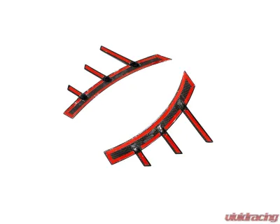 VR Aero Carbon Fiber Front Fender Arch Trim V1 BMW M2 G87 - VR-G87M2-DCF-613F