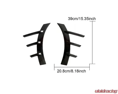 VR Aero Carbon Fiber Front Fender Arch Trim V1 BMW M2 G87 - VR-G87M2-DCF-613F