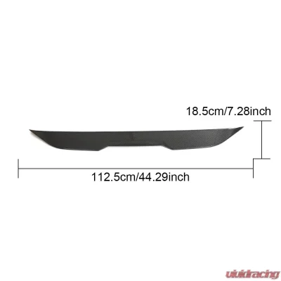 VR Aero Carbon Fiber Rear Trunk Spoiler BMW 2 Series G42 M-Tech | M2 G87 - VR-G87M2-620