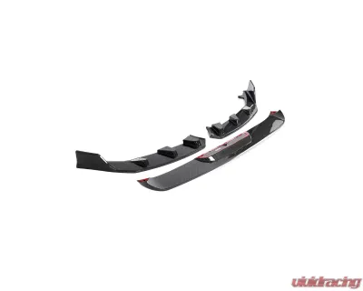 VR Aero Carbon Fiber Pre-Preg Front Lip Spoiler 3pc/set BMW M2 G87 - VR-G87M2-DCF-602JC