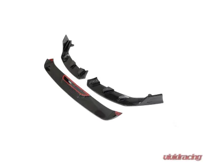 VR Aero Carbon Fiber Pre-Preg Front Lip Spoiler 3pc/set BMW M2 G87 - VR-G87M2-DCF-602JC
