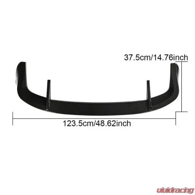 VR Aero Carbon Fiber Rear Roof Spoiler BMW X3 | X3 M-Sport IX3 G01 2019-2022 - VR-X3X3M-612