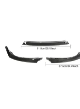 VR Aero Carbon Fiber Front Lip Spoiler BMW i4 Series G26 2022-2024                                     - VR-i4-600 - Image 8