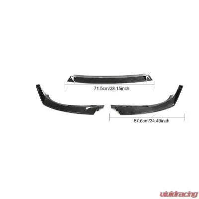 VR Aero Carbon Fiber Front Lip Spoiler BMW i4 Series G26 2022-2024 - VR-i4-600
