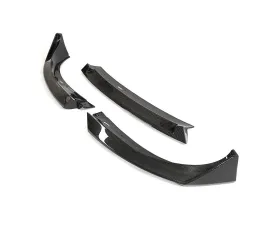 VR Aero Carbon Fiber Front Lip Spoiler BMW i4 Series G26 2022-2024