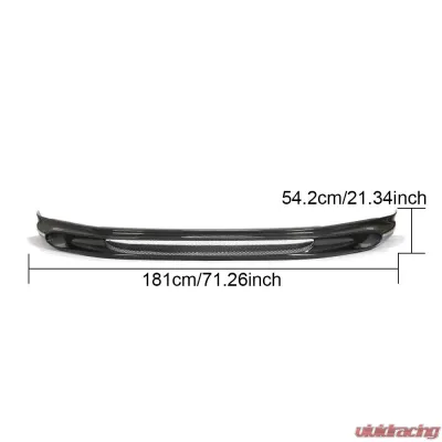 VR Aero Carbon Fiber Front Lip Spoiler Porsche Macan 2022+ - VR-MACAN-603