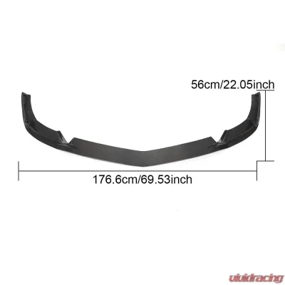 VR Aero Carbon Fiber Front Lip Spoiler Mercedes SLS AMG C197 2011-2015 - VR-C197-600