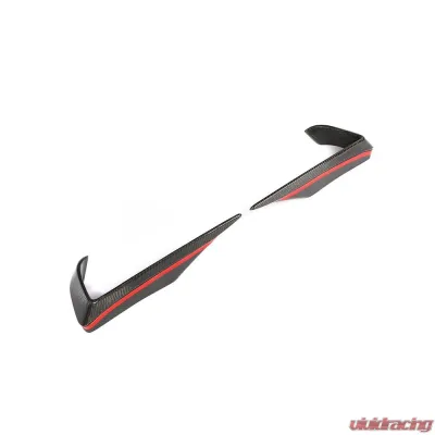 VR Aero Carbon Fiber Front Bumper Fog Lamp Trims Mercedes SLS AMG 2010-2013 - VR-SLSAMG-FOGC