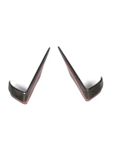 VR Aero Carbon Fiber Front Bumper Fog Lamp Trims Mercedes SLS AMG 2010-2013                                     - VR-SLSAMG-FOGC - Image 5
