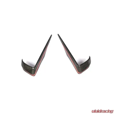 VR Aero Carbon Fiber Front Bumper Fog Lamp Trims Mercedes SLS AMG 2010-2013 - VR-SLSAMG-FOGC