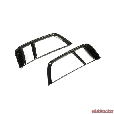 VR Aero Carbon Fiber Rear Bumper Vent Covers Audi R8 2016-2018 - VR-R8-650