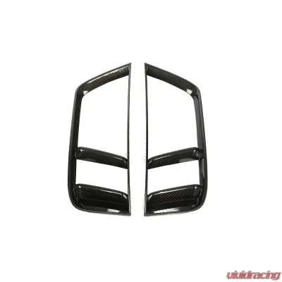 VR Aero Carbon Fiber Rear Bumper Vent Covers Audi R8 2016-2018 - VR-R8-650