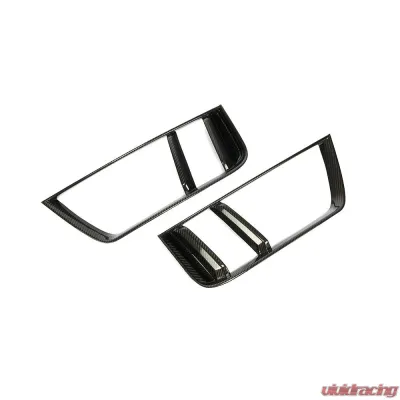 VR Aero Carbon Fiber Rear Bumper Vent Covers Audi R8 2016-2018 - VR-R8-650