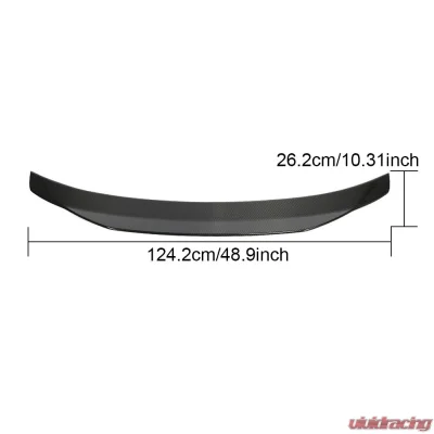 VR Aero Carbon Fiber Rear Trunk Spoiler BMW 2 Series F22 | M2 F87 - VR-F22F87-620