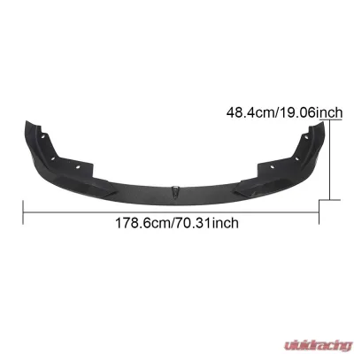 VR Aero Carbon Fiber Front Lip Spoiler BMW 3 Series G20 M-Sport  2020 - VR-G20-602