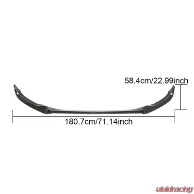VR Aero Carbon Fiber Front Lip Spoiler Volkswagen Arteon Hatchback 2019-2020 - VR-ARTEON-600