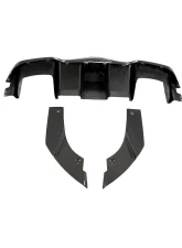 VR Aero Carbon Fiber Rear Diffuser w/ LED Light BMW 2 Series | M2 F87                                     - VR-F87M2-612 - Image 2