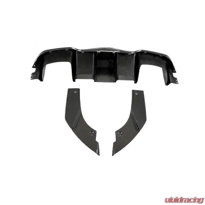 VR Aero Carbon Fiber Rear Diffuser w/ LED Light BMW 2 Series | M2 F87 - VR-F87M2-612