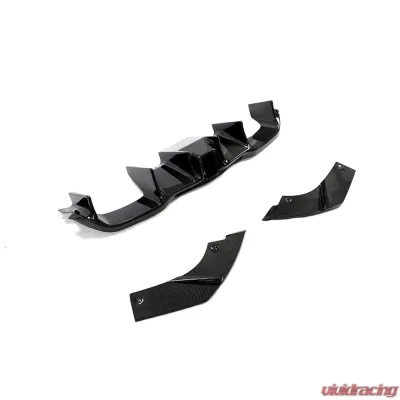 VR Aero Carbon Fiber Rear Diffuser w/ LED Light BMW 2 Series | M2 F87 - VR-F87M2-612