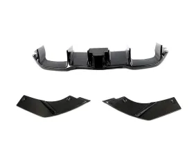 VR Aero Carbon Fiber Rear Diffuser w/ LED Light BMW 2 Series | M2 F87