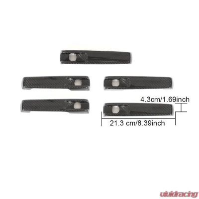 VR Aero Carbon Fiber Door Handle Covers Set of 5 Mercedes G63 AMG W464 2022-2023 - VR-G63W464W463A-HANCOV