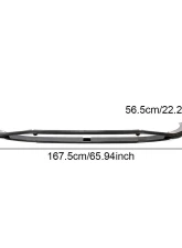VR Aero Carbon Fiber Front Lip Spoiler V1 Audi A4 | S4 S-Line Sedan 2020-2021                                     - VR-A4S4-602 - Image 7