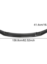 VR Aero Carbon Fiber Front Lip Spoiler V1 BMW M2 Competition F87 2018-2020                                     - VR-F87-601 - Image 5