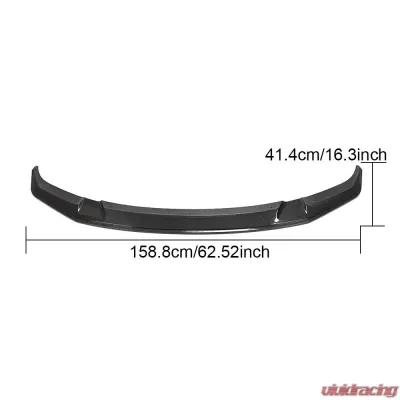 VR Aero Carbon Fiber Front Lip Spoiler V1 BMW M2 Competition F87 2018-2020 - VR-F87-601