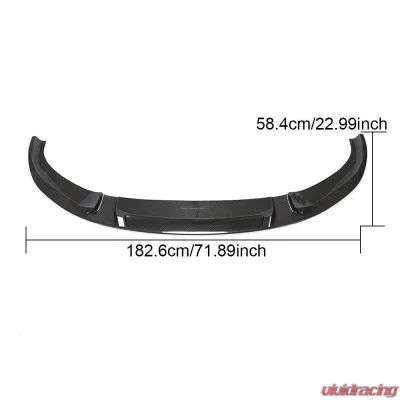 VR Aero Carbon Fiber Front Lip Spoiler BMW G14 | G15 | G16 M-Sport Bumper 2019-2021 - VR-G14G15G16M-601