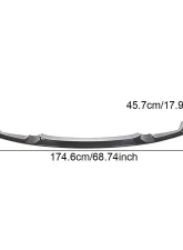 VR Aero Carbon Fiber Front Lip Spoiler BMW M2 F87 2016-2018                                     - VR-F87-603 - Image 6